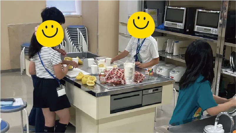 子どもたちの商品づくり